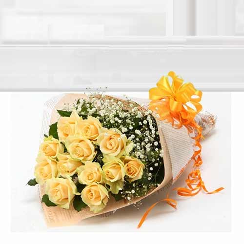 Orange Rose Bouquet -Orange Rose Delivery In Japan