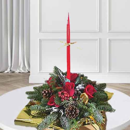 - Christmas Candle Arrangements Japan