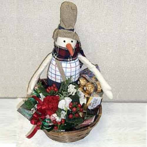 -  Snowman Baskets Kids Christmas Gifts In Japan