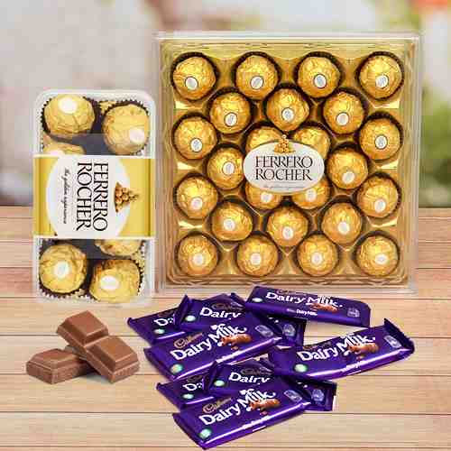 Grateful Celebrations-Send Dairy Milk Ferrero Rocher