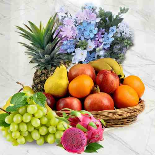 - Fruit Flower Bouquet Delivery