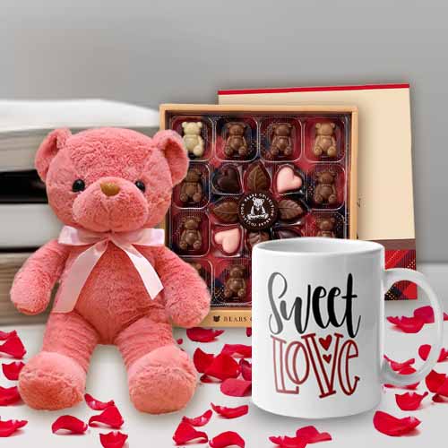 Rose Teddy Bear - Best Gift Ideas For Wife or Girlfriend - Cosless