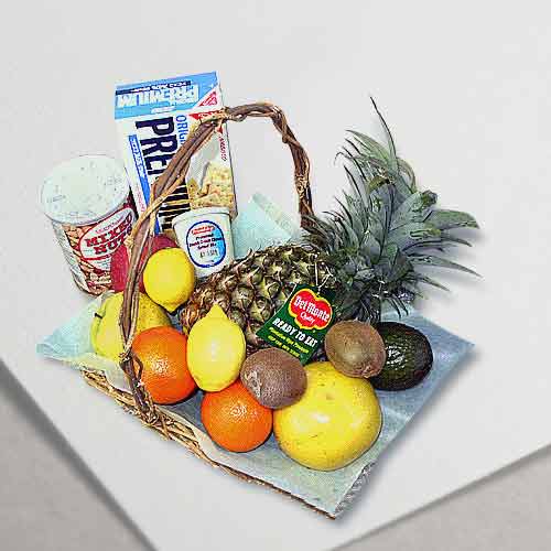 Cheese And Fruit Basket