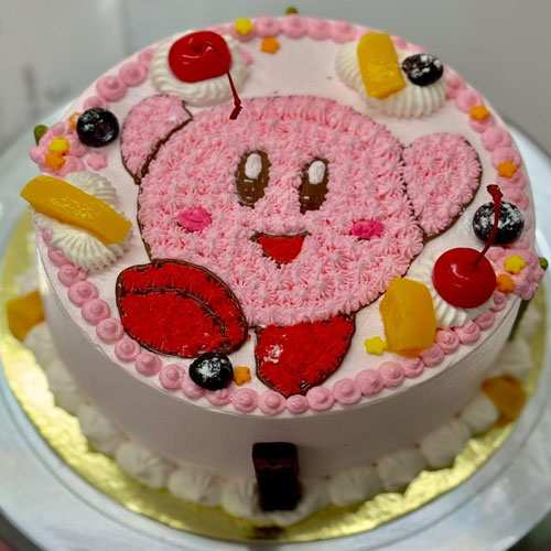 Kirby Delight Cake-Best Cake For Kids Birthday