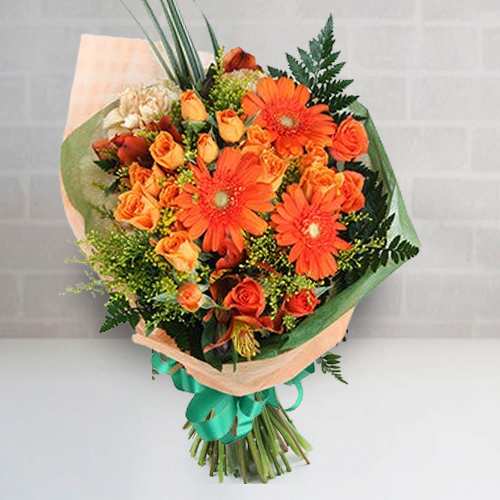 - Hand-tied Flower Bouquet