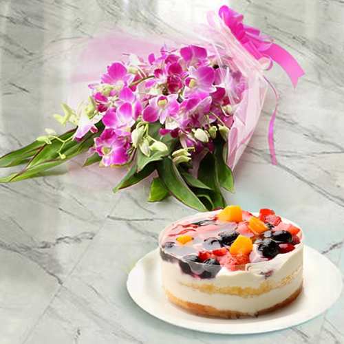 - Flower Cake Arrangement On Any Occasion