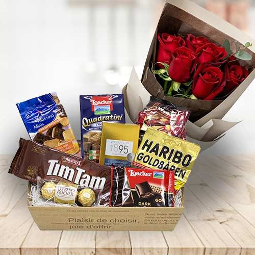 Rose Sweet Combo-Send Flower and Gifts to Japan